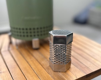 Solo Stove Mesa XL Breather Tube – Stainless Steel Airflow Insert for Enhanced Fire Performance