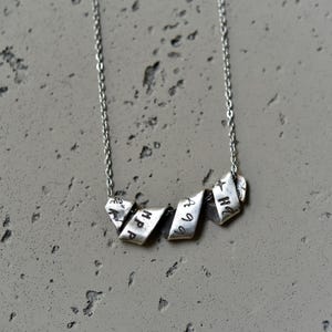 Handmade Sterling Silver Spiral Pendant Necklace, Customizable Initials & Symbols, Unique Artisan Jewelry Gift