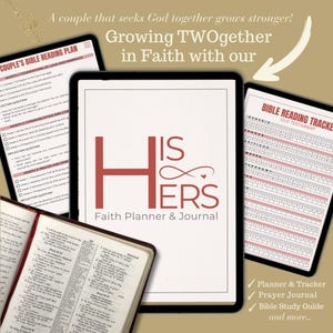 Couples Devotional Journal | Christian Planner for Marriage, Prayer & Bible Study