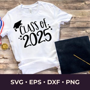 Class of 2025 SVG, Graduation SVG, Grad Cap SVG