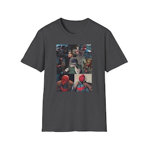Red Hood/Jason Todd Retro Collage Unisex T-Shirt, DC Comics Fans Gift, Superhero Shirt, Geek Apparel, Comic Book Clothing, Retro Graphic Tee image 6
