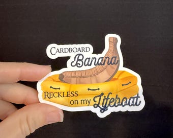Sleep Token misheard lyrics cardboard banana sticker