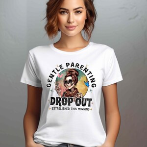 PNG-bundel voor drop-out zacht ouderschap | 4 Mom-skeletontwerpen met afro, blond en donkerbruin haar | Grappige sublimatieclipart voor shirts