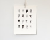 Symbolic Teeth, 8x10 print