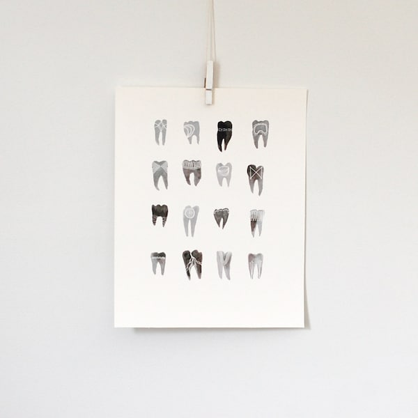 Symbolic Teeth, 8x10 print