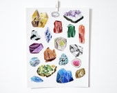 Gemstones, 11x14 print