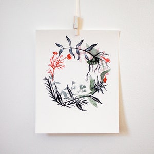 Healing Wreath, print image 1
