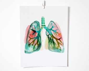 Lovely Lungs, print