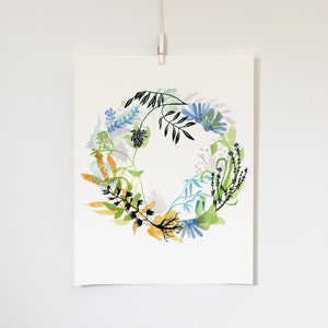 Health Wreath Print