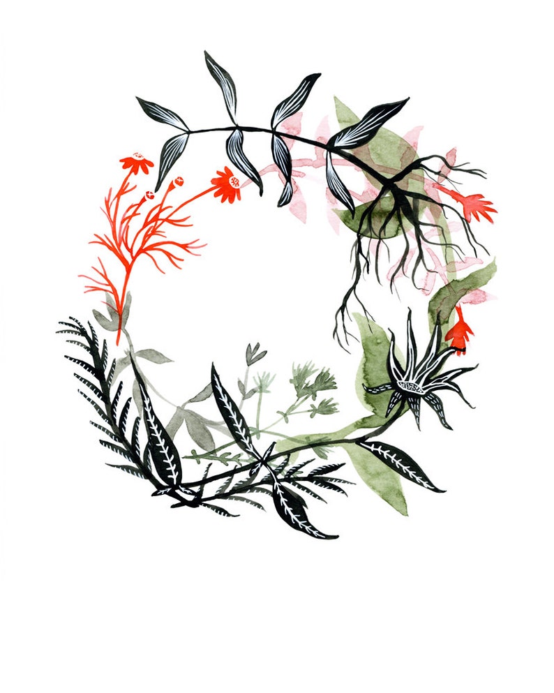 Healing Wreath, print image 3