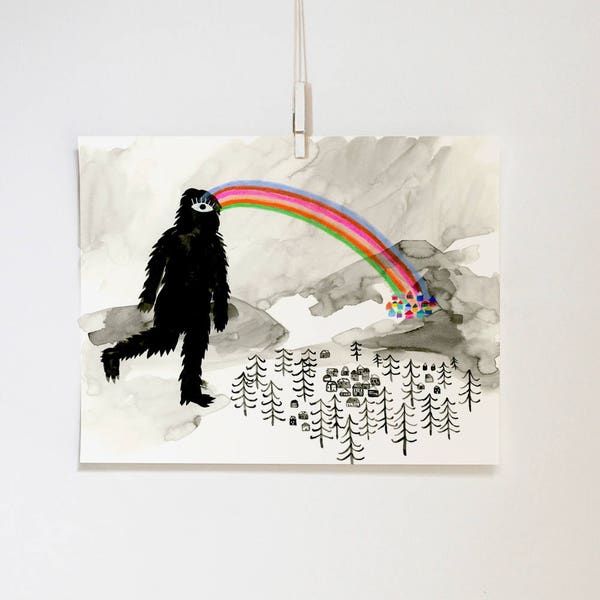 Rainbow Cyclops Print