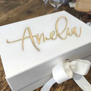 Gepersonaliseerde aangepaste luxe magnetische geschenkdoos/bruiloft/bruidsmeisje/bruidsmeisje voorsteldoos souvenir/verjaardag verjaardag valentijnsdag pa