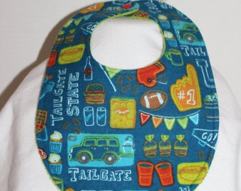 Tailgate State Flannel / Terry Cloth Bib