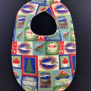 Fishing Flannel / Terry Cloth Bib