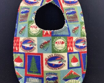 Fishing Flannel / Terry Cloth Bib