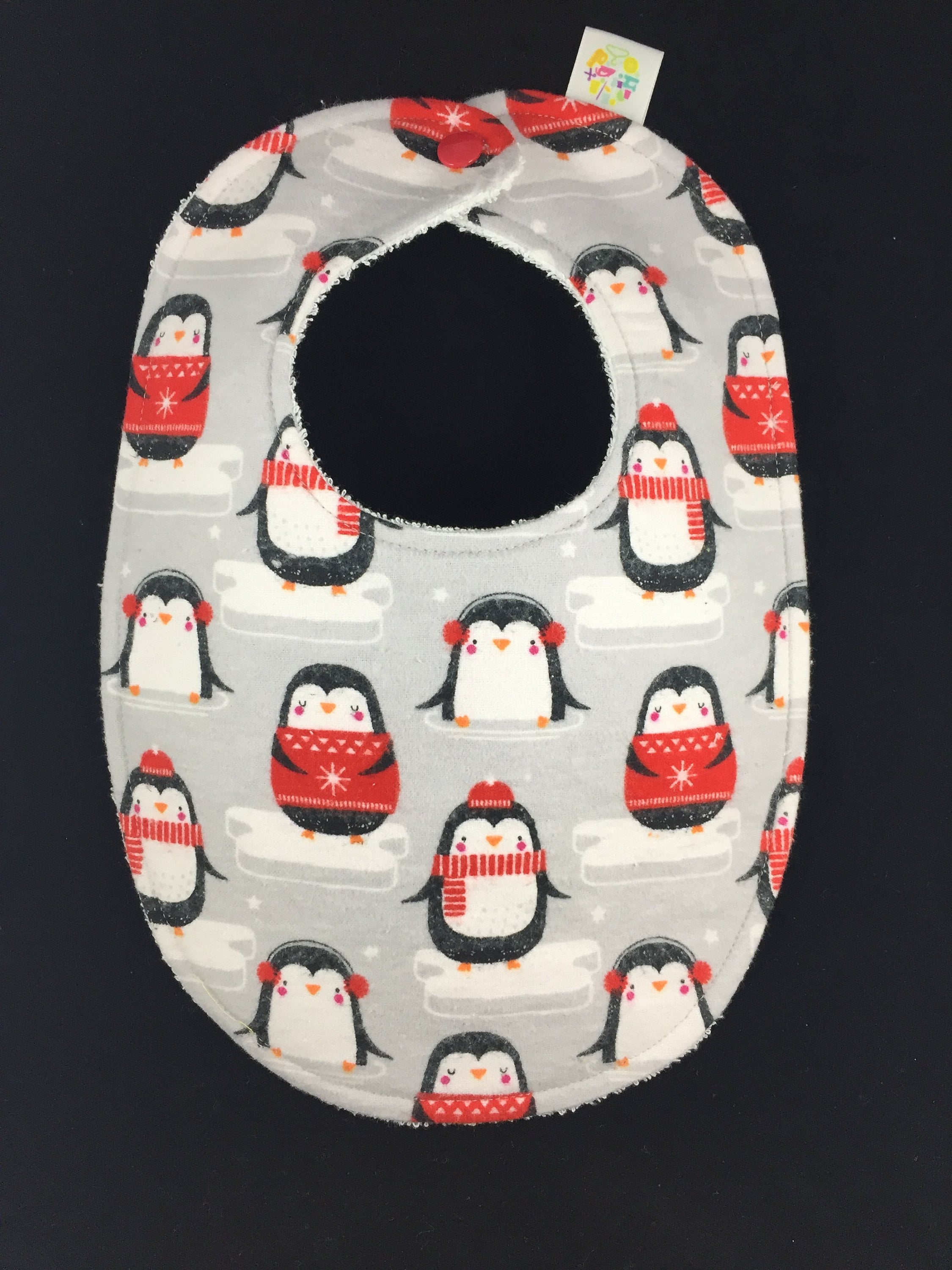Penguins Bib - Etsy
