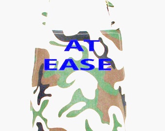 At Ease, Camouflage Camo Apron Men, Military Items, Gifts, Retired Major, Boyfriend, Wife, Husband, Boss, Sergeant, Ships TODAY AGFT 712
