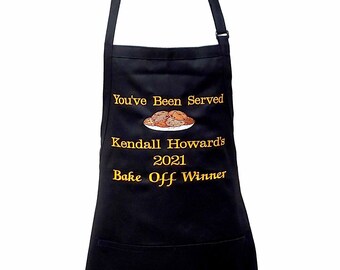 Funny Been Served Apron, For Attorney, Lawyer, Processor Server, Waitress, Sheriff, Bake Off Winner, Personalize, Ships TODAY, AGFT 423