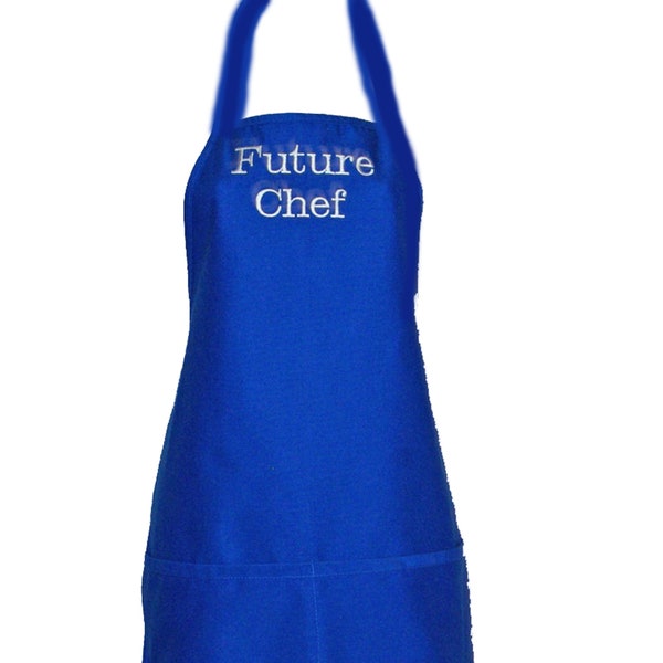 Future Chef Kid Apron, Custom Gift For Teen, Youth, Tween, Petite Woman, Custom Birthday Gift, Personalize, Granddaughter, Sister,  AGFT 277