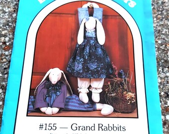 Grand Rabbits Pattern From Dream Spinners Number 155, For 30 Inch Draft Stopper Rabbits, New Uncut, 1988 Factory Folded,  Out Of Print