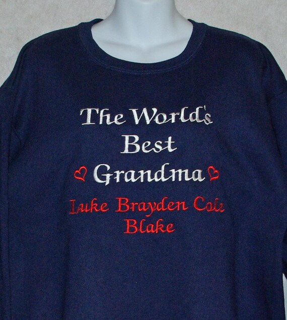 best grandma sweatshirt
