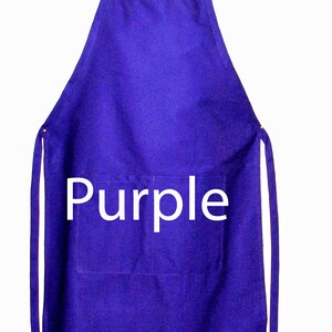 Steak Man Apron, Man, Myth, Legend, Custom Personalized Birthday Gift, For Boss, Dad, Husband, Papa, Lover, Partner, Ships TODAY, AGFT 233 Purple 28-32" Long