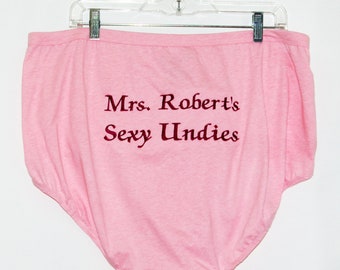 Granny Panties, Sexy Bachelorette Party Funny Gag Gift, Personalized With  Name, Extra Large, Lingerie Wedding Shower, Bridesmaid, AGFT 1221