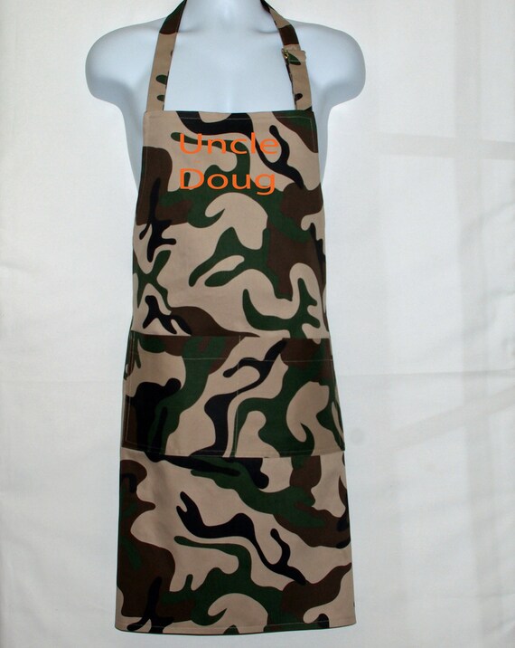 Green Camo Apron Personalized Youcustomizeit