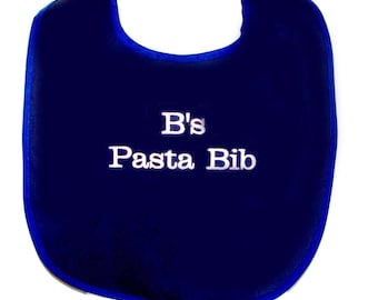 Adult Pasta Bib, Funny Gag Gift Exchange, Messy Eater, Personalize With Name, Husband, Wife, Boss, Friend, Grandpa, Ships Today, AGFT 374