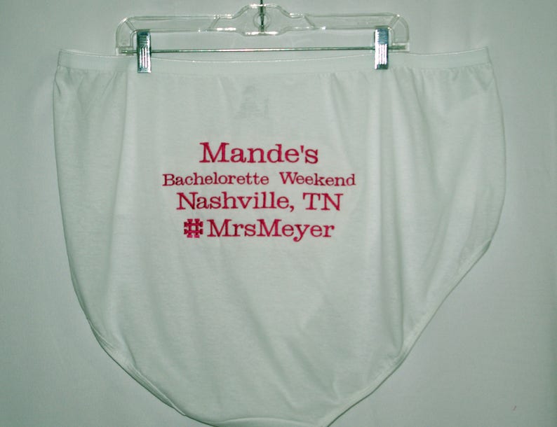 Granny Panties Bachelorette Party Funny Gag Gift Etsy