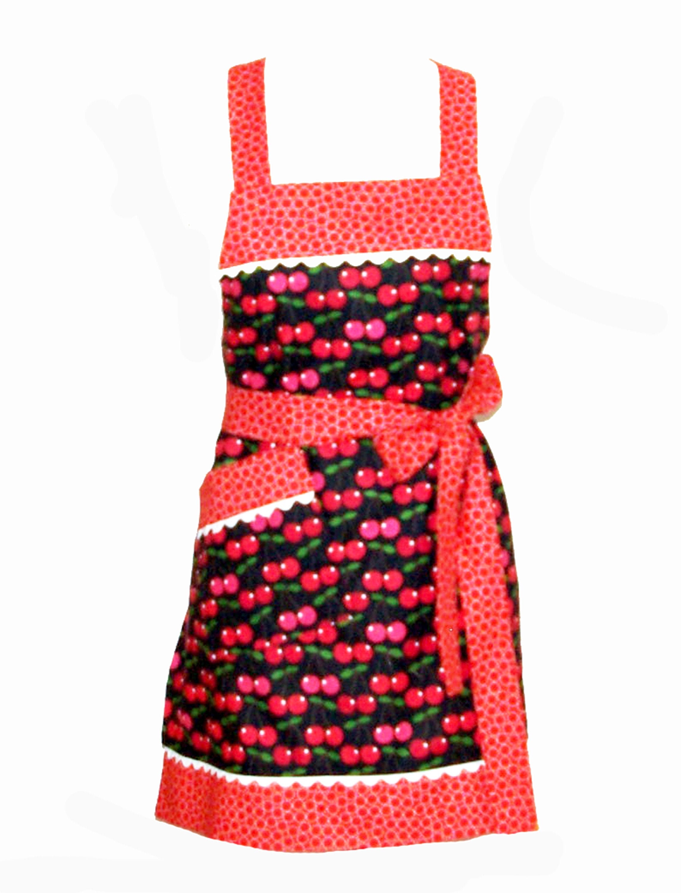 Cherry Apron Aprons Home & Living Cleaning Supplies