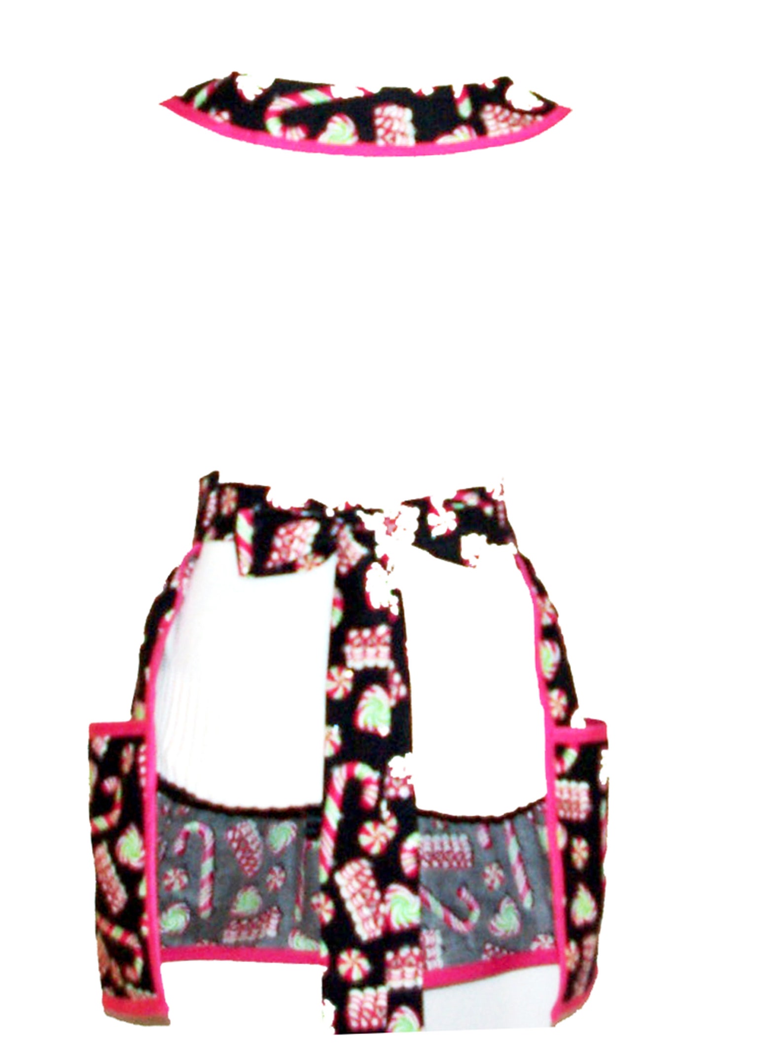 Christmas Apron Craft Show Vendor Six Pocket Matching Child Etsy