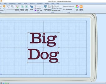 5 Black Bibs with White Embroidery With Big Dog, Dos Jason, Finn, Scarface and Sal Bear