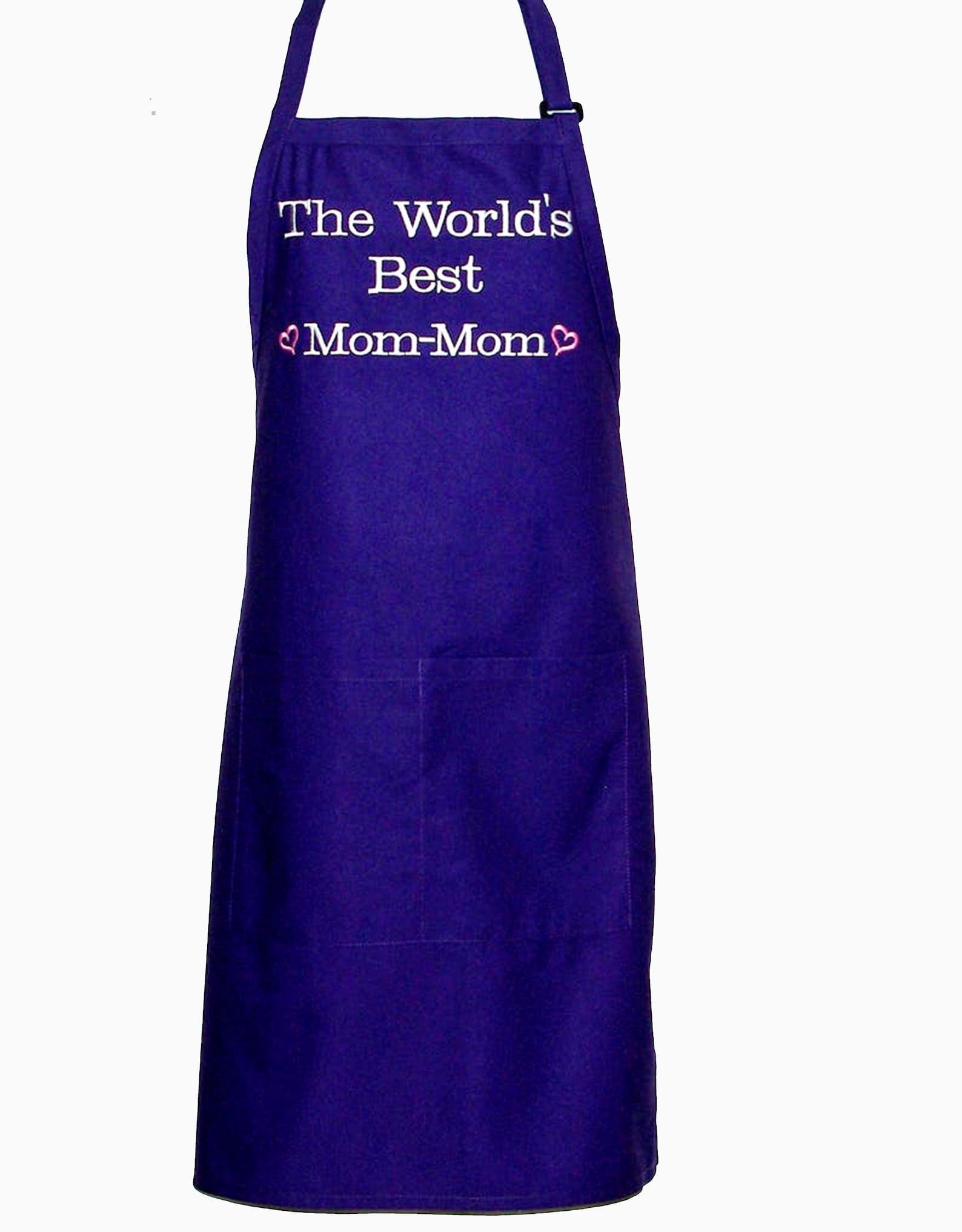 Worlds Best Grandma Apron Custom Personalized Grandparent Etsy