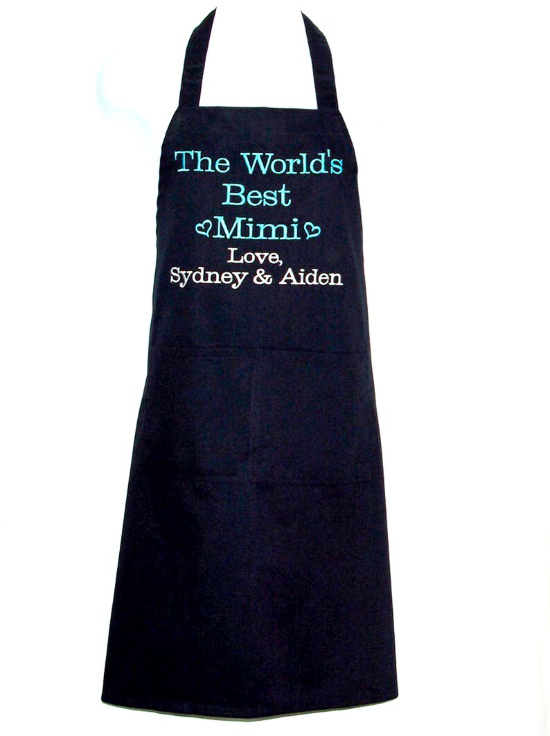 Worlds Best Great Grandma Apron Custom Personalized Etsy