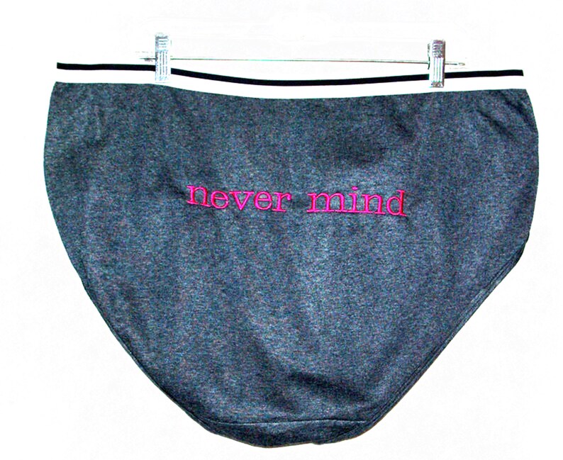 Never Mind Granny Panties Gag Gift Exchange Bachelorette Etsy