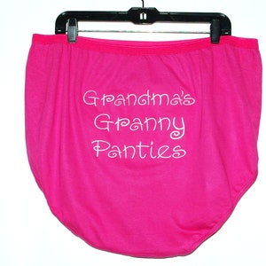 Big Momma Undies Giant Grandma Granny Mama Panties Underwear Oversized pink
