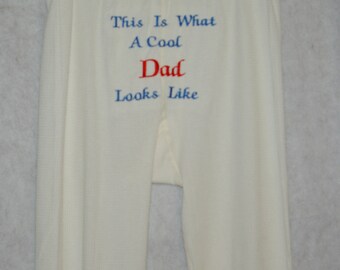 Funny Long Johns, Cool Dad, Thermals, Long Underwear, Custom Personalize Gag Gift Exchange, Friend, Husband, Partner, Ships TODAY, AGFT 174