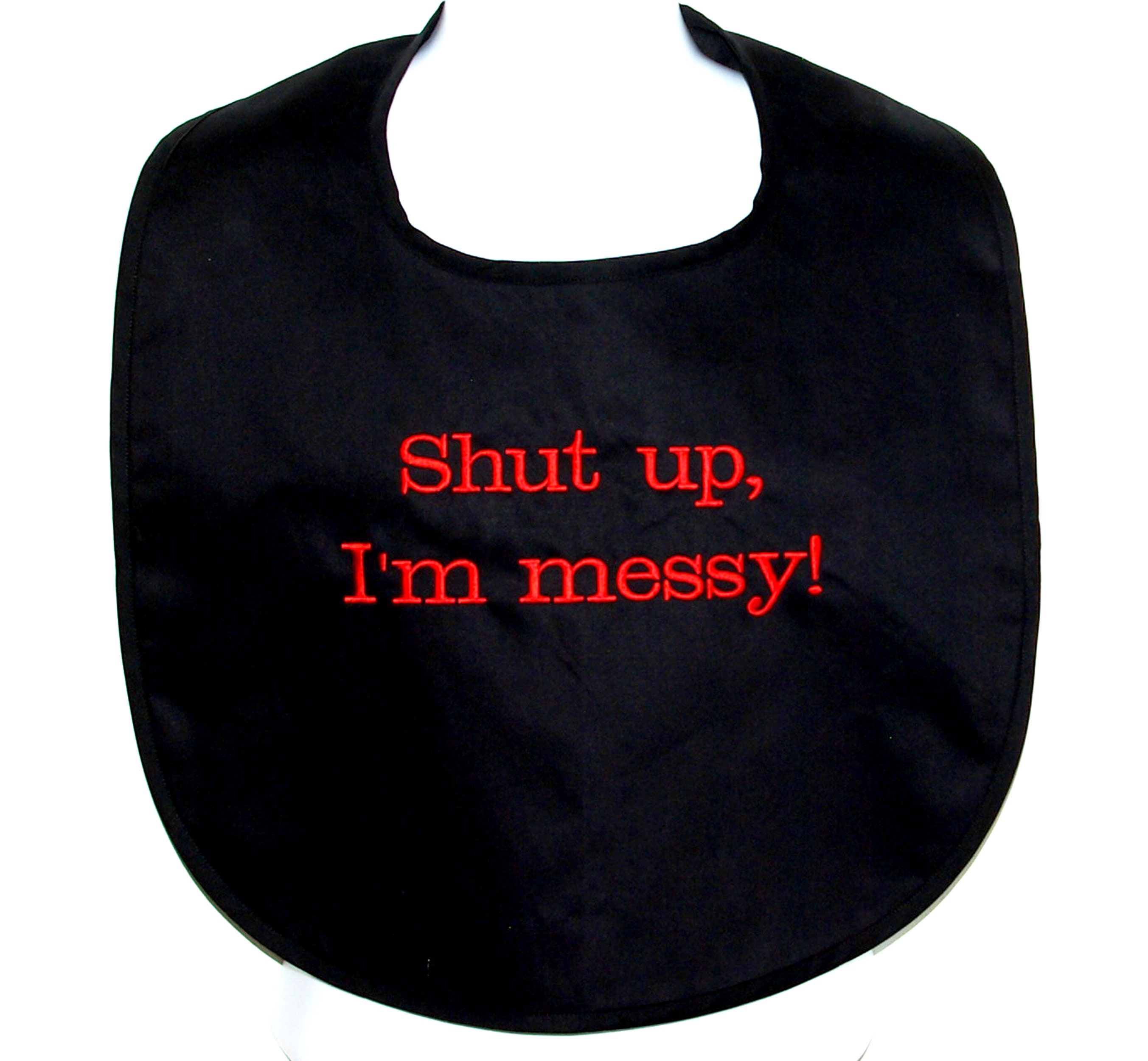 Funny Adult Bib I Am Messy Custom Birthday Gag Gift Etsy