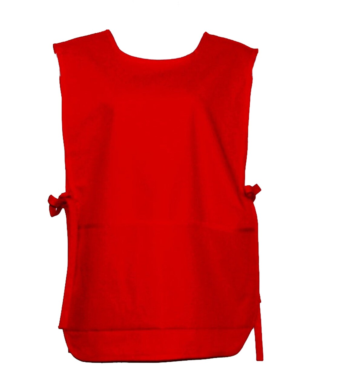 Red Cobbler Style Apron Plus Size Smock Artist Teacher Etsy