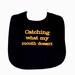 Catching What Mouth Misses, Funny Adult Bib With Pocket, Custom Gag Gift, Messy Eater, Boss, Husband, Partner, Mom, Dad, Friend, AGFT 1425 