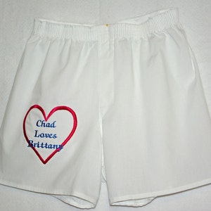 Funny Boxers, Lovers, Custom Cotton Anniversary, Birthday Gift, Personalize With Name, Wife, Boyfriend, Girlfriend, Ships TODAY AGFT 011