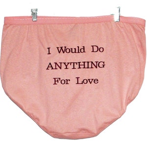 Hot Stuff Panties, Granny Style, Gag Gift Exchange, Funny Extra Large Size,  Wife, Partner, Bride, Lover, Girlfriend, Ships TODAY AGFT 522