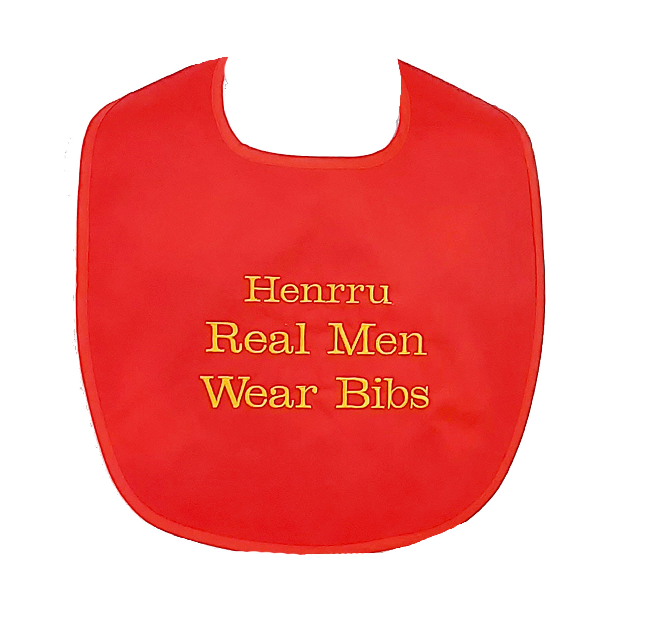 Funny Adult Bib Real Men Wear Bibs Custom Birthday Etsy