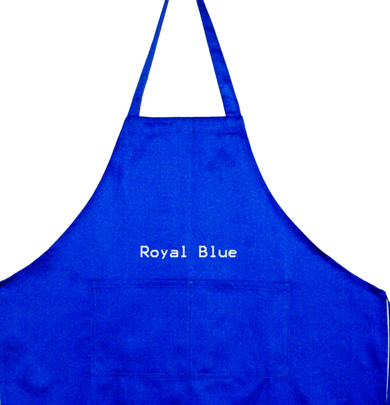 Steak Man Apron, Man, Myth, Legend, Custom Personalized Birthday Gift, For Boss, Dad, Husband, Papa, Lover, Partner, Ships TODAY, AGFT 233 Blue 28-32" Long