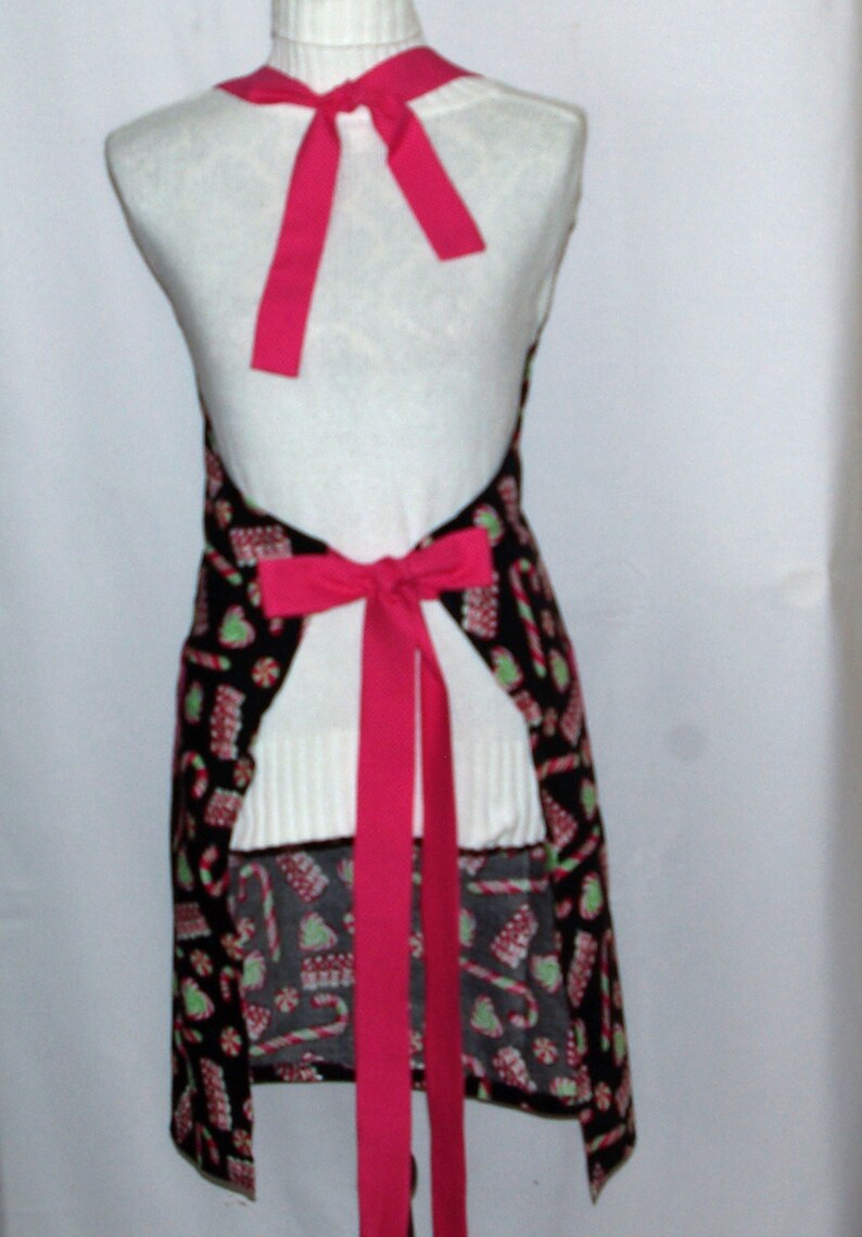 Custom Gift Full Long Bib With Pockets Matching Family Aprons Ships TODAY AGFT 1233 Personalize With Name Christmas Apron Mom Sister