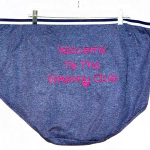 Moms Big Girl Granny Panties, Personalized Gag Gift Exchange, With