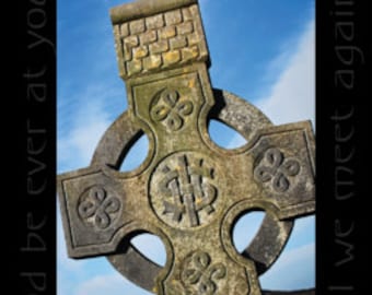 St Patricks Day, March, Celtic Crosses with Irish Blessing Irish Catholic Ireland Clovers Allihies Beara Peninsula Collage Mulitple Pictures