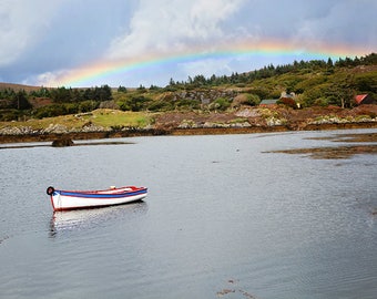 Ireland, Irish, Celtic, County Cork, Coastline, Wild Atlantic Way, Fishing, Coastal Living, Gaelic, Boat, Rainbow, Shamrock, Pot of Gold