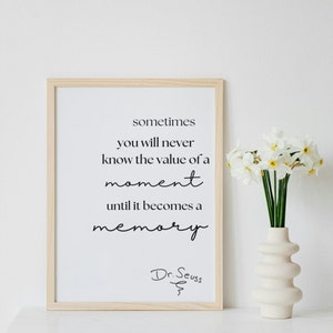 Dr. Seuss Quotes-Livres pour enfants-Dr. Art mural Seuss-Citation numérique impression-enfants citations motivantes-imprimable-téléchargement instantané